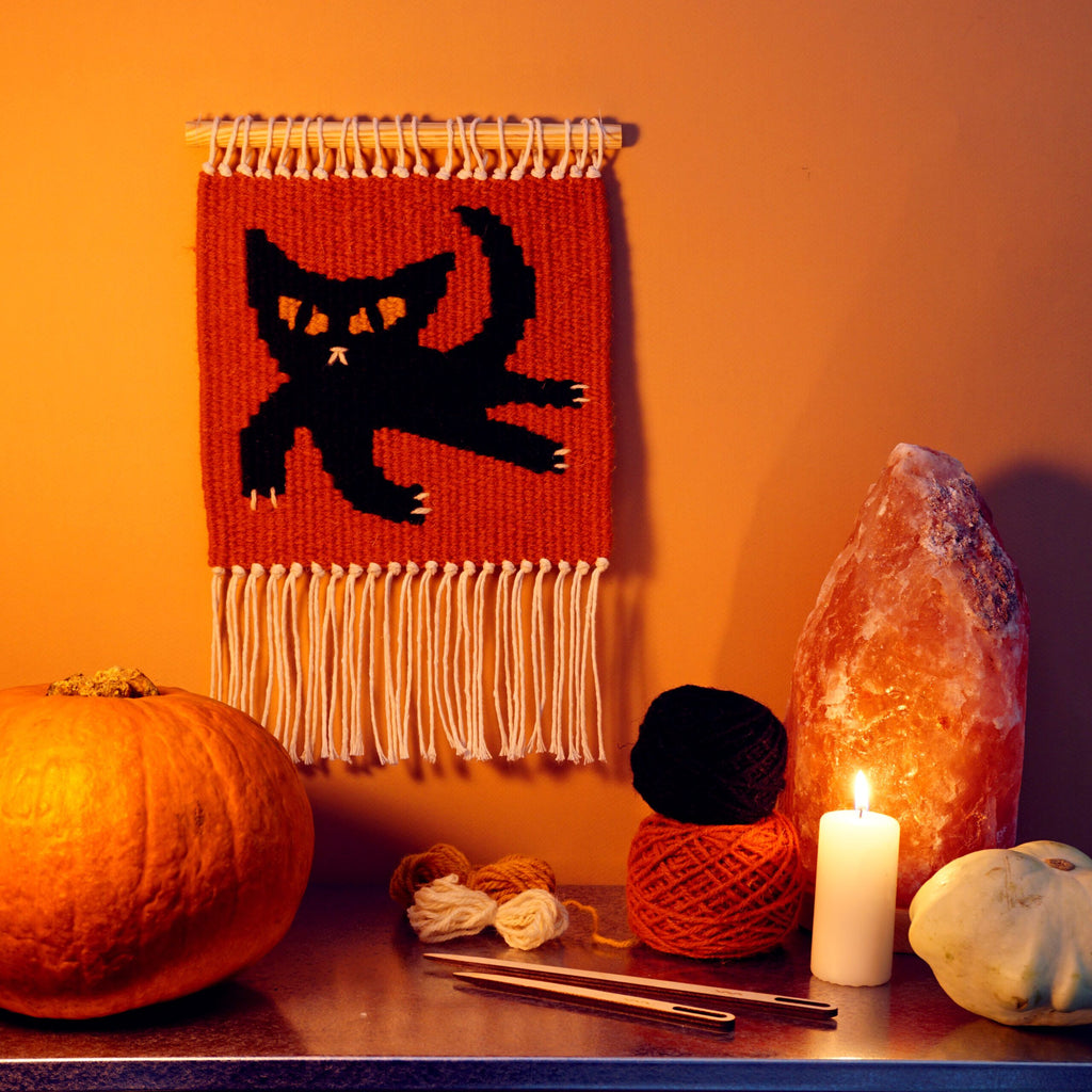 Zestaw do tkania makatek – kilim KOTEK DIY image 1