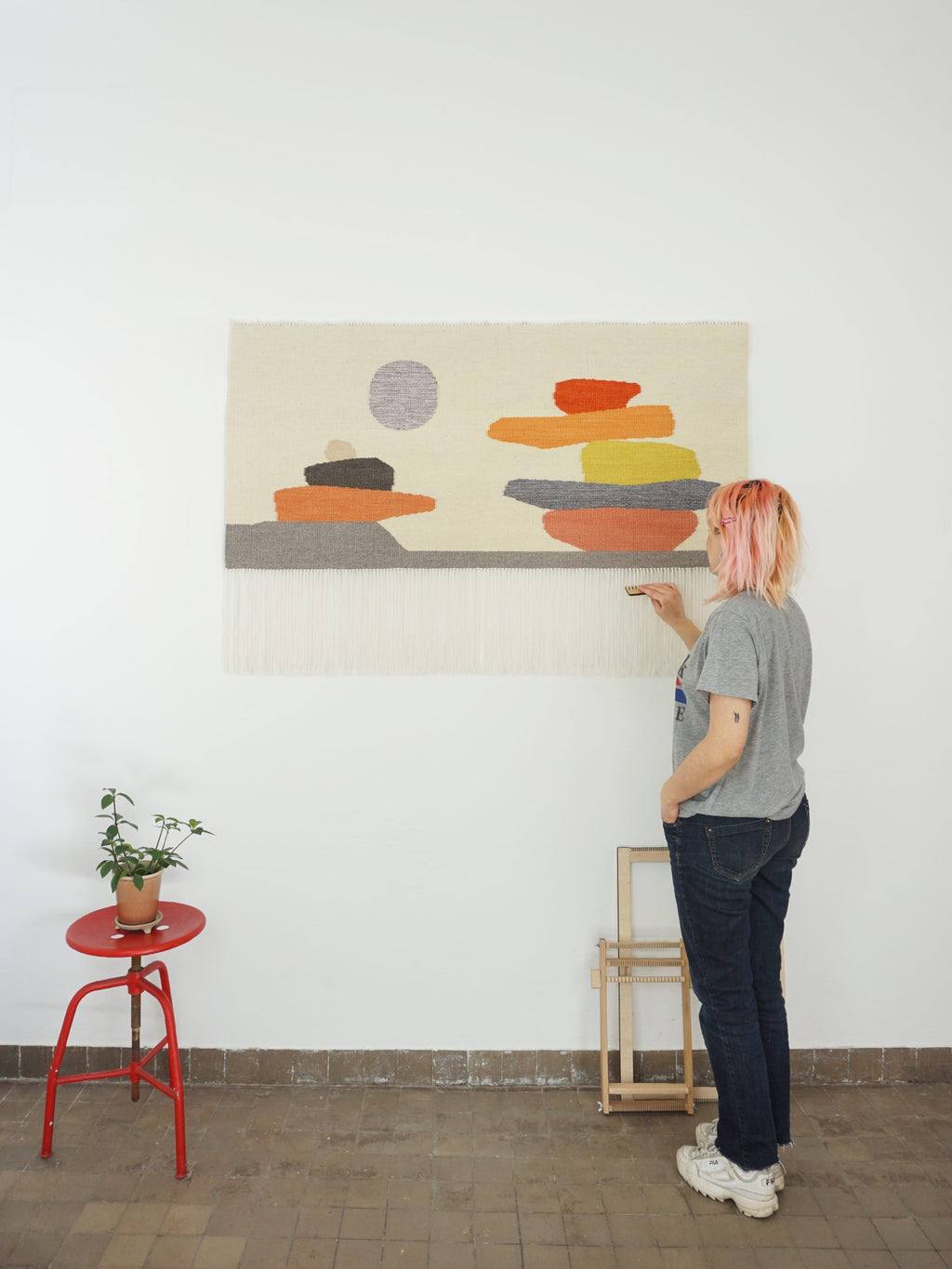 Kilim wełniany SŁOŃCE NR 72 image 3