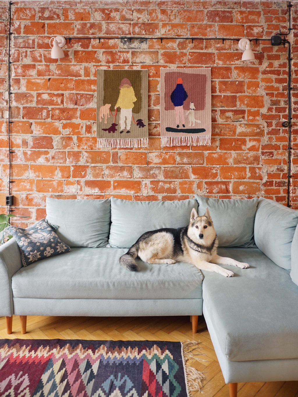 Kilim wełniany PIESKI image 2