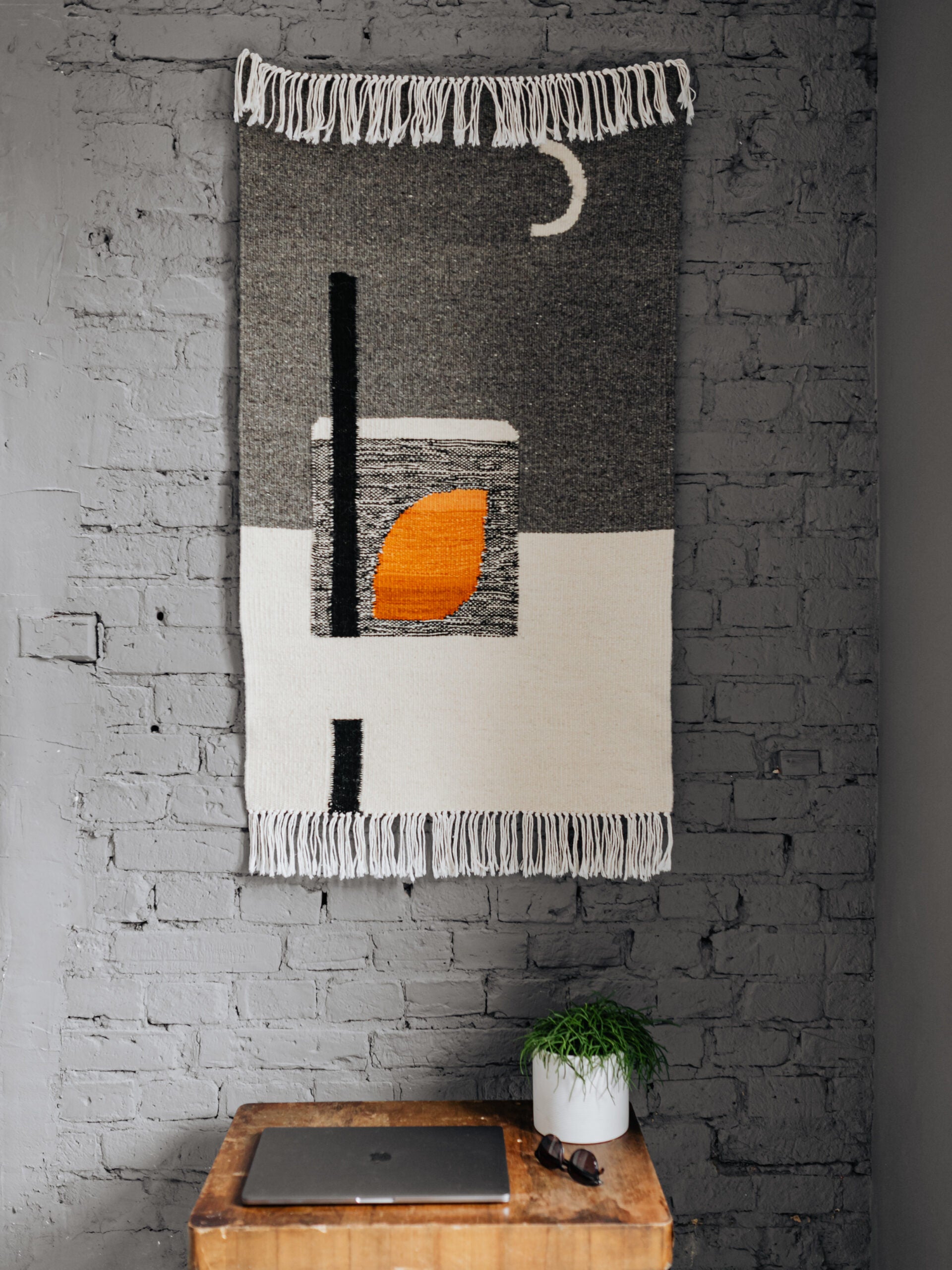 Kilim wełniany MOONLIGHT szary image 5