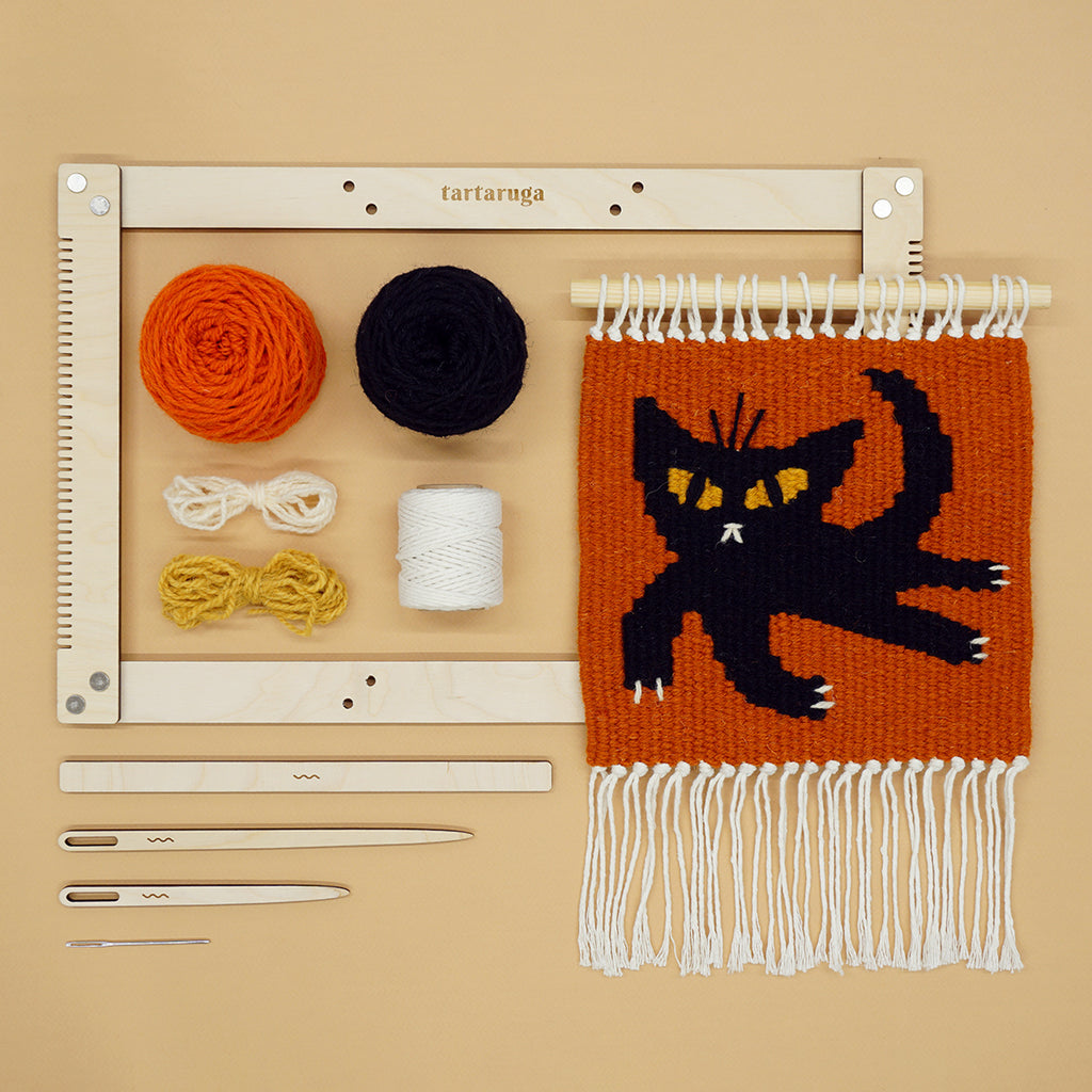 Zestaw do tkania makatek – kilim KOTEK DIY image 0
