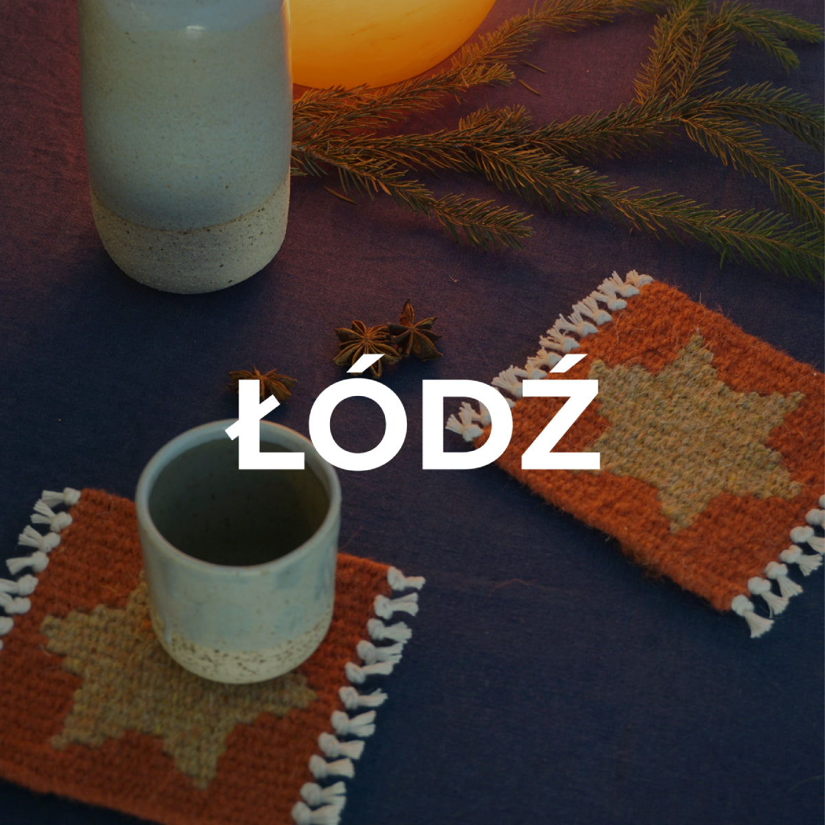 Warsztaty tkackie ~ podkładki pod kubki ~ 8.12.24 ~ Łódź image 0