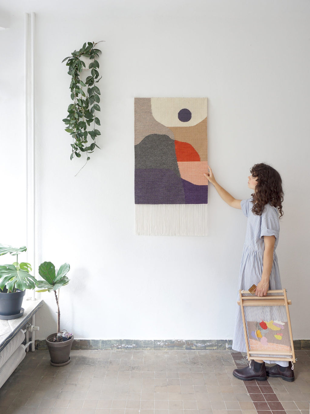 Kilim wełniany SŁOŃCE nr 89 image 1