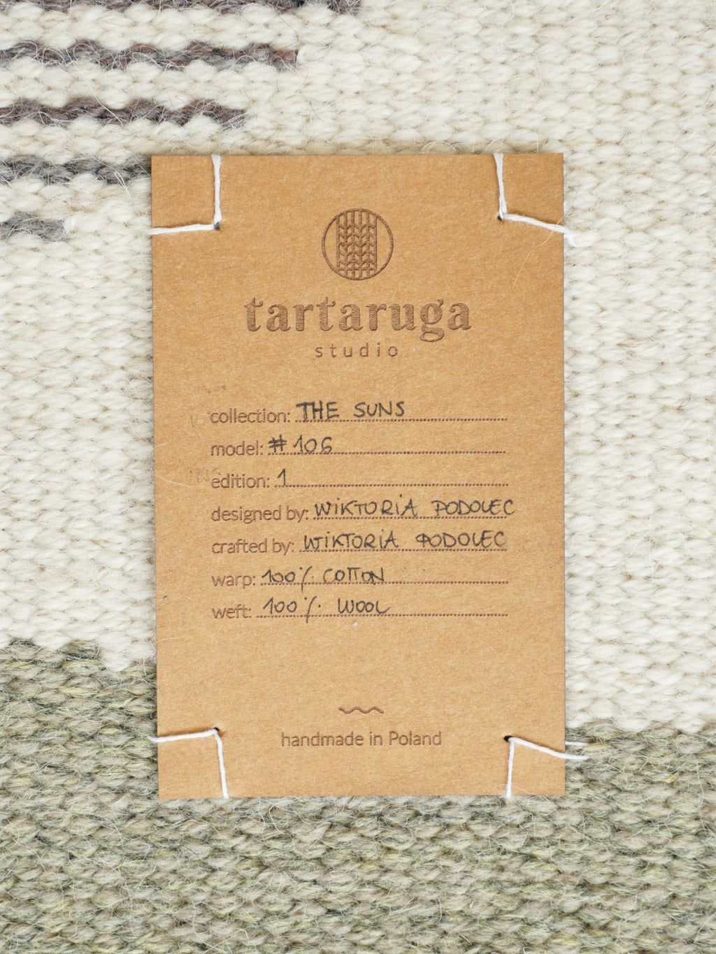 Kilim wełniany SŁOŃCE nr 106 image 5