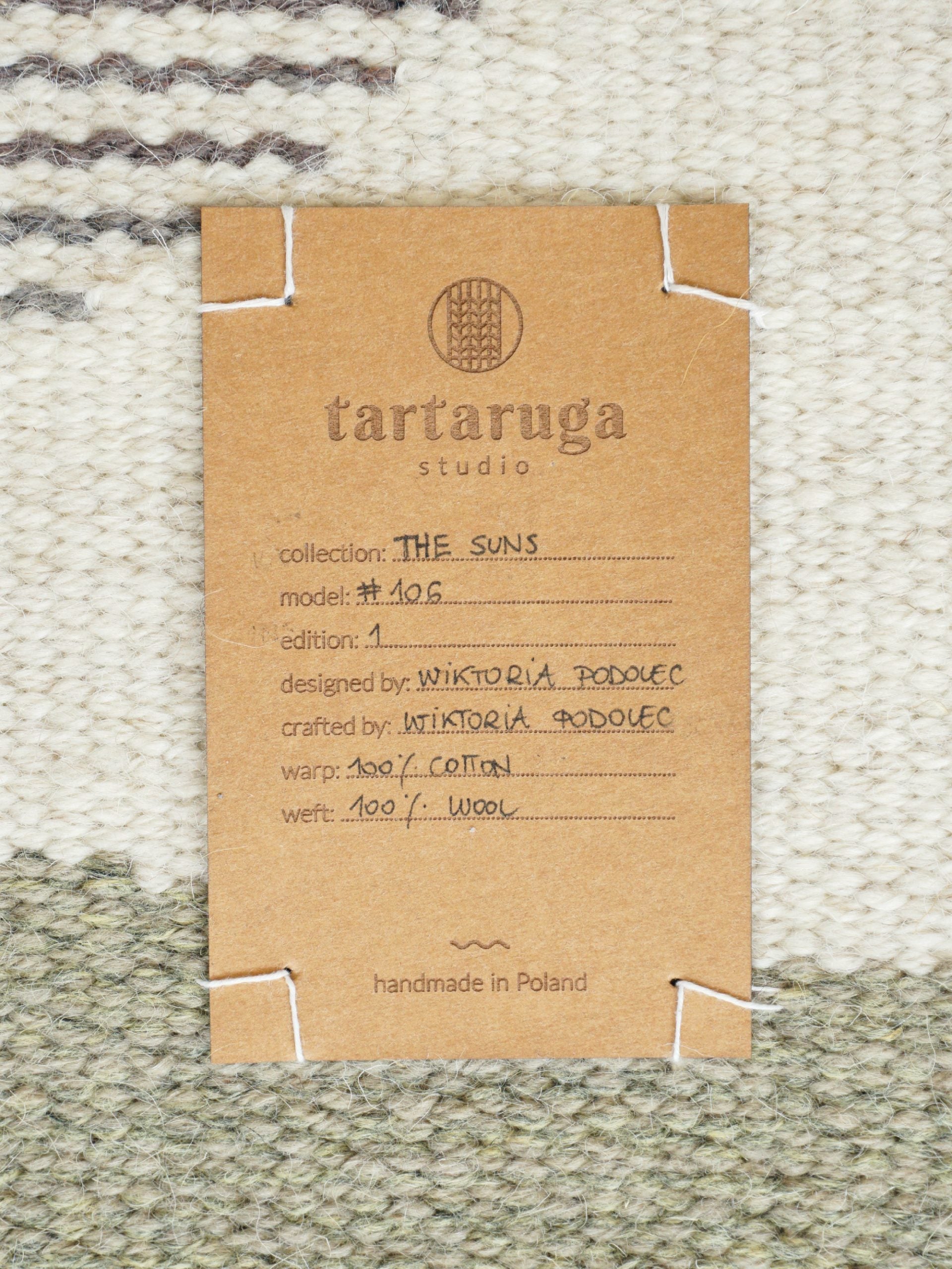Kilim wełniany SŁOŃCE nr 106 image 5