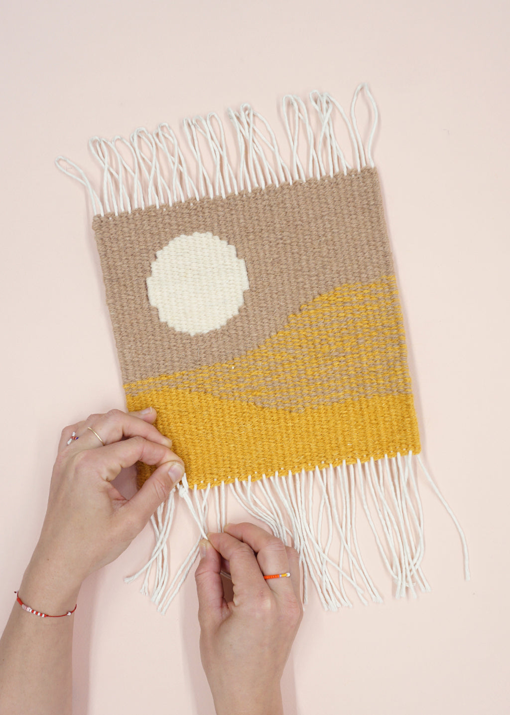 Zestaw do tkania makatek - kilim SŁOŃCE DIY image 2