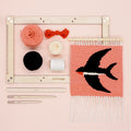 Zestaw do tkania makatek - kilim JASKÓŁKA DIY image 0